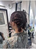 ツインお団子アレンジ