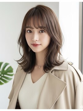 アフロート ディル(AFLOAT D'L) 【大人の髪型】面長◎レイヤーカットひし形シルエットくびれヘア