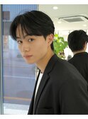 毛流れセンターパート/韓国メンズヘア/コンマバング/20代30代