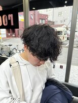 ルートバイドット 町田店(root by dot.) メンズマッシュ×波巻きパーマ