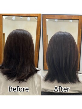 アミエ(ami e) ミディアムレイヤースタイル