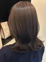 アイヴィ 表参道(IVY) くびれボブ、柔らかグレージュカラー