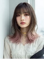 ダル 渋谷/表参道(DAL.)&nbsp;バタフライレイヤーロングレイヤーハイトーングレージュブリーチ