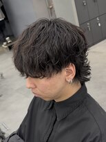 オーバルバイアピッシュ(OVARL by apish)&nbsp;シャドウパーマフェザーウルフツイストスパイラル波巻き