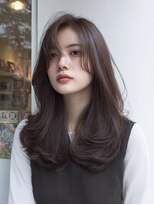 ダル 渋谷/表参道(DAL.) ロングフレミングハッシュミディアムレイヤーナチュラルブラウン