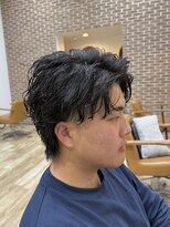 ピークスヘア(peaks hair)&nbsp;緩めパーマ 波打ちパーマ メンズパーマ 森本慎太郎風 堀江