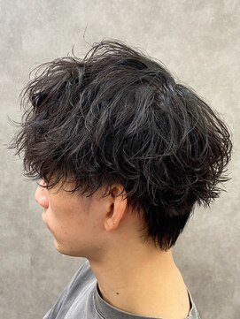 メンズ美容室 タカミ シャドウパーマ