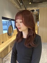 ジュベ(juve.) 大分ミディアムロング顔周りレイヤーカット髪質改善カラー