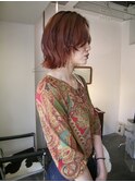 今泉　レイヤーボブ　暖色カラー