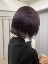 ローレンアオ(LOREN AO)&nbsp;レイヤーボブ/ラベンダーカラー/ダークカラー/矢場町