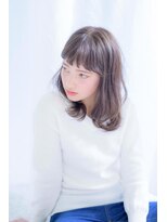 ネオリーブエクラ 上野御徒町店(Neolive eclat)&nbsp;エアリーショートバング　メルティカラー