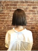 切りっぱなしボブ