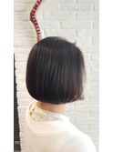 ナチュラルボブ 大人ボブ 前下がりボブ