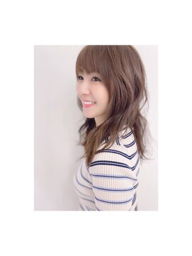 チョビー 銀座(chobii) [桜井]デジタルパーマイルミナカラー グレージュ カラー