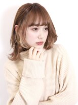 【20代/30代/40代/50代に人気】耳かけミディアムウルフ