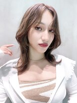 アイティーバイアルバム 八王子店(IT by ALBUM)&nbsp;巻き下ろし韓国くびれヘア_くびれヘアビタミンカラー_8775