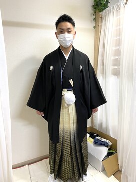 ロカット サロン(Roquat Salon) メンズ袴着付けとヘアセット【ヘアアレンジ　立川/国分寺/立川】