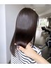 自然な髪を持続…カット＋ナノリペアストレート(縮毛矯正)¥22000→¥19200