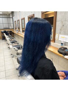 ヴィザヴィ 板橋店(vis a vis) [ヴィザヴィ板橋]ネイビーカラーブルーブラック /韓国風