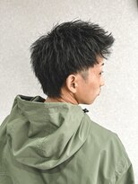 ビーテックバイゼン 山科店(B-TECH by Zen)&nbsp;ツーブロック短髪モテるスーツ束感メッシュシークレットパーマ