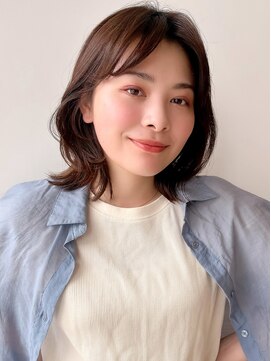 ラフ フロム ガーデン(Laf from GARDEN) 韓国風レイヤーミディ/大人ガーリー/チョコレート