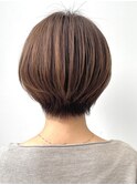 30代40代大人女性/前髪なしショートボブ/ショートヘア/髪質改善
