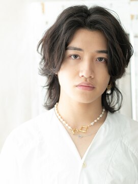 モッズヘアー メン 戸田公園店(mod's hair men) かき上げバングのエアリー感！脱力系レイヤーミディb戸田公園