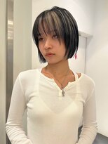 ベチカ(vetica)&nbsp;ランダムなハイライトと切りっぱなしボブ