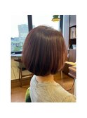 20×30×40代×ショートボブ×ライラックカラー×お手入れ簡単