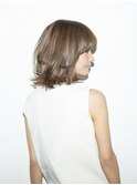 大人かわいい小顔カット×ミルクティアッシュ