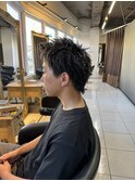 スパイキーショート　ザクザクショート　眉毛カット　海老名