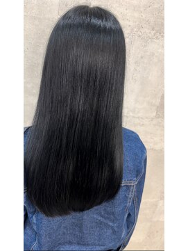 スキル 水戸(SKILL) 髪質改善ストレート/アッシュブラック