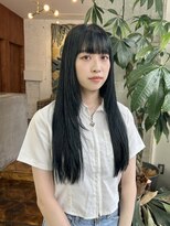 アペロ 柏(Apero)&nbsp;ブルーブラック☆ぱつっとロング