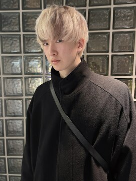 ペレ 梅田(PELE) ベリーショート/ダークアッシュ/ニュアンスパーマ/韓国マッシュ