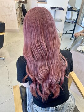 ヴィンスジオ 岐阜駅南(vince gio) ハイトーン/ピンクカラー/ブリーチ2回