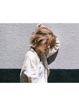 らふる 外ハネ ニュアンスウェーブボブ