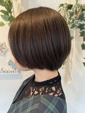 髪質改善ヘアエステサロン スロウ(SLOW by opsia) ノーセットでもまとまるショートボブ