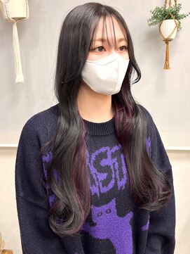リングバイモアムー(Ring by Moremuu) 韓国風カラー韓国巻きレイヤーカット　Issy
