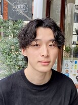 サロウィン 広島(SALOWIN)&nbsp;センターパートスパイラルパーマ