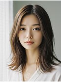 イメチェン/美髪/外ハネボブ/ワイドバング/髪質改善/縮毛矯正