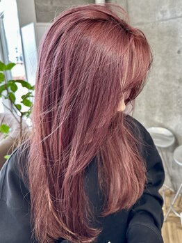 イナップ(inup)の写真/《透明感×ダメージレス》発色も、色落ちも楽しめる。"なりたい"が叶うデザインカラーをご提供。