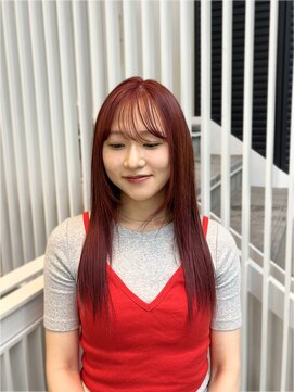 ヘアリゾート粋 リマ 銀座店(lima) こっくりボルドー【田口春奈】