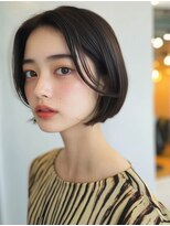 ムーク 茅ヶ崎(MUUK)&nbsp;【MUUK茅ヶ崎/茅ヶ崎駅】ミニボブ/イルミナカラー/ハンサム