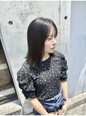 ワンレングスミディアム