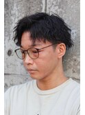 縦落ちツイスパ/岡崎メンズパーマ/岡崎メンズカット