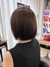 ウイ バイ ファースト 北四番丁店(u'i by first)&nbsp;髪質改善ストレート×切りっぱなしボブ