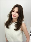 透け感溢れる韓国レイヤー