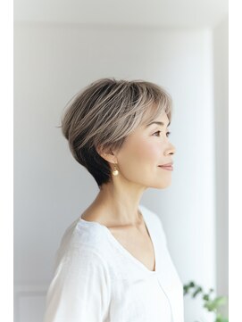 レビーヘアー(Revie hair) 白髪ぼかしハイライトカラー(松浦4)