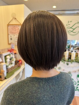 ルッカランス 王子店(Lucca Lance) 11月　縮毛をかけても自然なショートスタイル