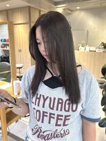 ゼストプラス(ZEST plus)&nbsp;艶感ブラウン×ナチュラルストレート♪